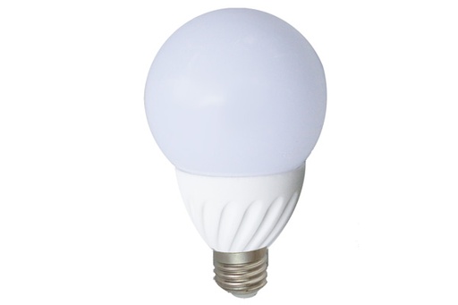 [26050004] LAMAPADA LED CORPO CERAMICO LIGHTX SFERA G45 5W 400LM E27 6000K 25000H 