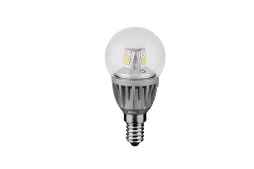 [26050048] LAMPADA LED TRASPARENTE LIGHTX SFERA G45 5W 400LM E14 6500K 25000H 