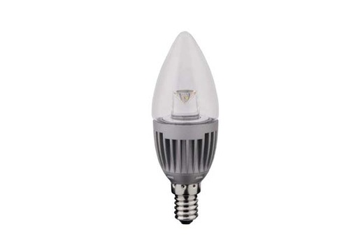 [26050051] LAMPADA LED TRASPARENTE LIGHTX OLIVA C37 5W 400LM  E14 6500K 25000H 