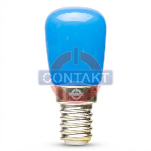 [CT2BL] LAMPADA LED CONTAKT 1W 80LM E14 26X57MM 230V 20000H BLU