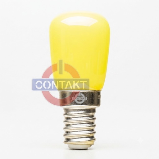 [CT2G] LAMPADA LED CONTAKT 1W 80LM E14 26X57MM 230V 20000H GIALLO