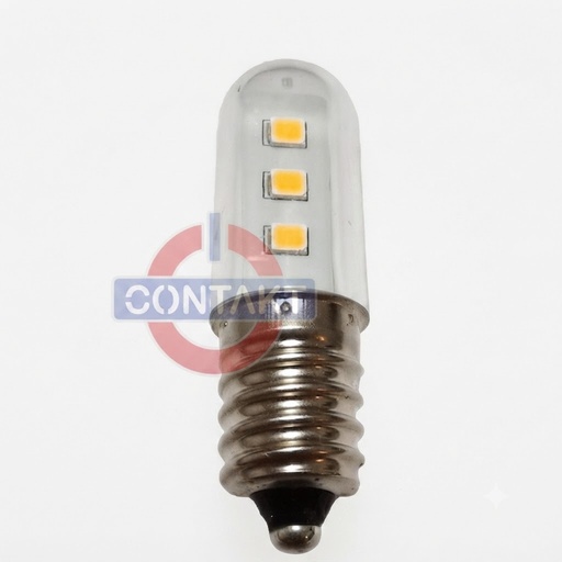 [CT2LC24] LAMPADA LED CONTAKT 0.5W 40LM E14 26X57MM 24V 20000H