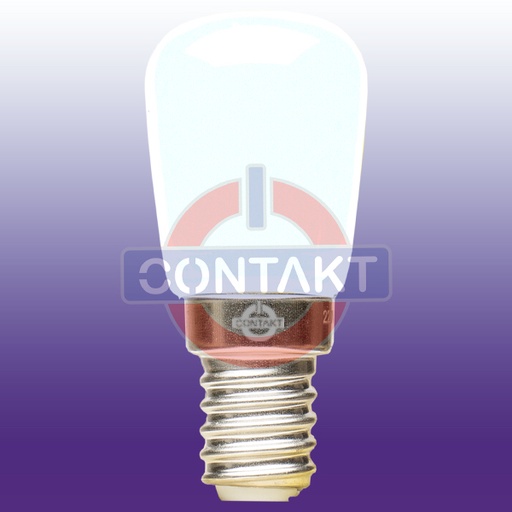 [CT2W14B] LAMPADA LED  CONTAKT 1W 80LM E14 26X57MM 230V 20000H BIANCO
