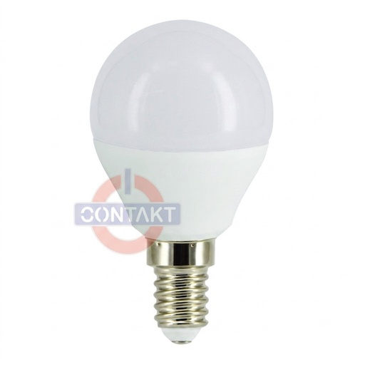 [CT45061465] LAMPADA LED CONTAKT SFERA G45 ALTA EFFICIENZA 6W 560LM E14 6500K 30000H