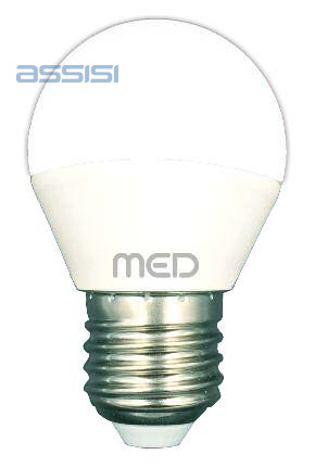 [G45062765] LAMPADA LED MED  SFERA G45 ALTA EFFICIENZA 6W 560LM E27 6500K 30000H