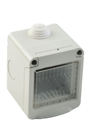 [F6019] SCATOLA PARETE 2 POSTI   C/SPORTELLO MAGIC   FAI