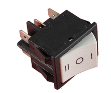 [820PE56] INTERRUTTORE FAI COMMUTATORE BIPOLARE 10A 6 FASTON 22X30MM 820PE56