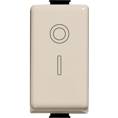 [BTIA5011] FRUTTO BTICINO INTERRUTTORE BIPOLARE 0/1 16A DA INCASSO COLORE AVORIO  SERIE BTICINO MATIX