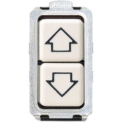 [BTITC50551] FRUTTO BTICINO INTERRUTTORE DA INCASSO 10A SALI SCENDI PER TAPPARELLE SERIE BTICINO MAGIC 