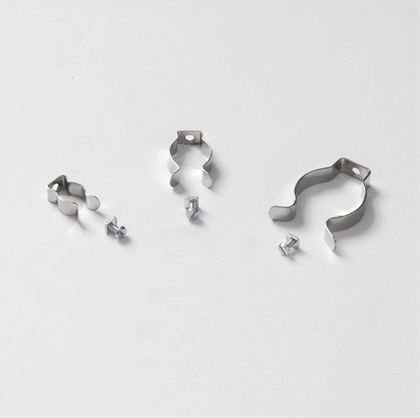 [F0360] FISSATUBI IN METALLO FAI CLIPS Ø 16MM
