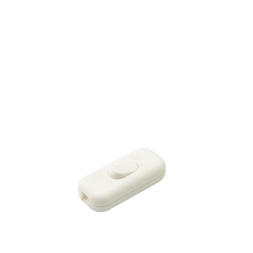 [F1192] INTERRUTTORE FAI A PULSANTE TERMINALE 2A  250V TASTO A BILANCIERE BIANCO 