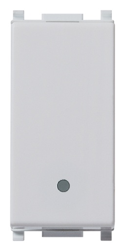 [VIW14000SL] FRUTTO VIMAR INTERRUTTORE 10A DA INCASSO 10/16A 250V SERIE PLANA SILVER