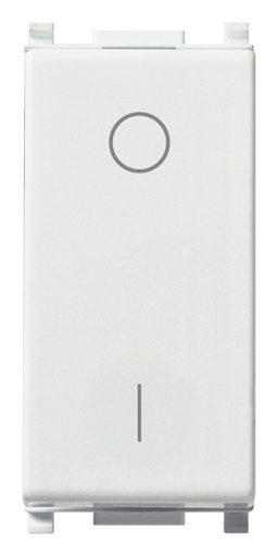 [VIW14015] FRUTTO VIMAR INTERRUTTORE BIPOLARE 16A DA INCASSO 10/16A 250V SERIE PLANA BIANCO