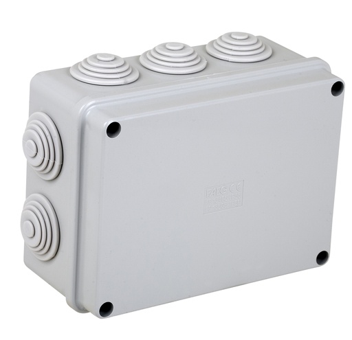 [FG13405] SCATOLA FAEG STAGNA DI DERIVAZIONE RETTANGOLARE CON COPERCHIO A VITE  IP55 150X110X70