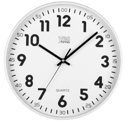 [00720YB] OROLOGIO PARETE ABS YESTIME BIANCO LOWELL **