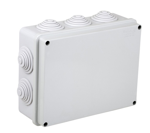 [FG13406] SCATOLA FAEG STAGNA DI DERIVAZIONE RETTANGOLARE CON COPERCHIO A VITE IP55 190X140X70