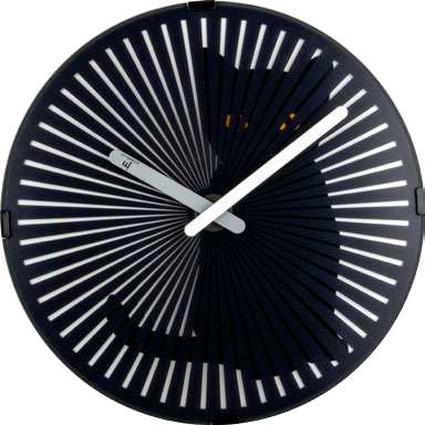 [00867] OROLOGIO PARETE ABS CON MOVIMENTO-GATTO LOWELL