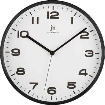 [00875N] OROLOGIO PARETE ABS NERO LOWELL