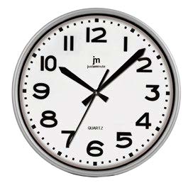 [00940B] OROLOGIO BASIC PARETE ROTONDO BIANCO LOWELL **