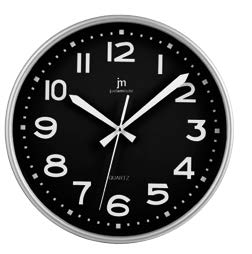 [00940N] OROLOGIO BASIC PARETE ROTONDO NERO LOWELL **