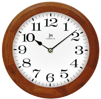 [21034N] OROLOGIO CLASSIC PARETE ROTONDO NOCE LOWELL