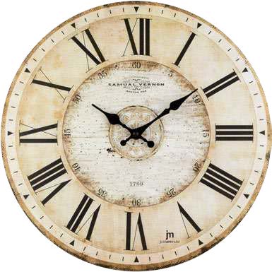 [21456] OROLOGIO PARETE IN MDF CM 33 LOWELL