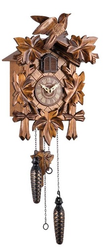 [80-QQ532-1Q] OROLOGIO CUCU' QUARZO CM 32 NOCE LOWELL