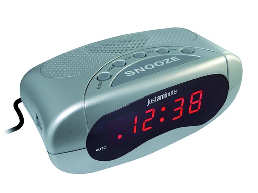 [EH49101S] SVEGLIA DIGITALE LED ROSSI SILVER LOWELL