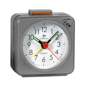 [JA7035G] SVEGLIA QUARZO MOVIMENTO CONTINUO GRIGIA LOWELL **