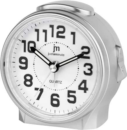 [JA7058S] SVEGLIA Q.ZO MOV. CONTINUO SILVER LOWELL