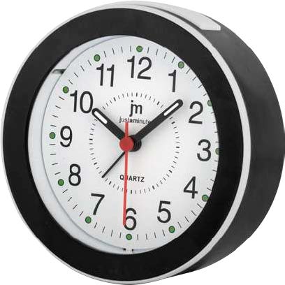 [JA7061TB] SVEGLIA QUARZO MOVIMENTO CONTINUO TONDA BIANCA LOWELL