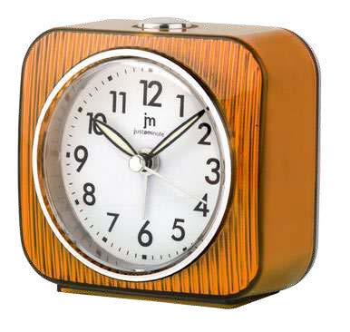 [JA7076O] SVEGLIA QUARZO MOVIMENTO CONTINUO ARANCIONE LOWELL