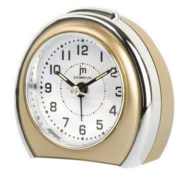 [JA7078C] SVEGLIA QUARZO MOVIMENTO CONTINUO DORATA LOWELL **