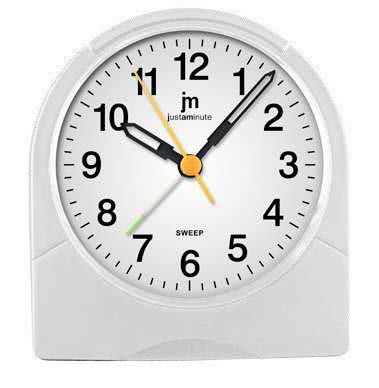 [JA7085B] SVEGLIA QUARZO MOV. CONT. LUCE BIANCA LOWELL