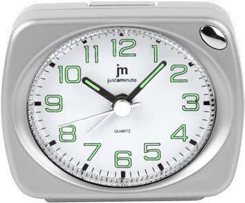 [JA7086A] SVEGLIA QUARZO MOV. CONT. LUCE SILVER LOWELL