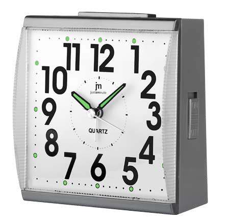 [JA7090G] SVEGLIA QUARZO MOV. SINCRO - GRIGIO