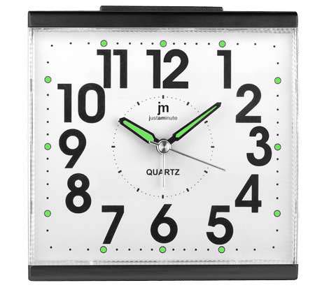 [JA7090N] SVEGLIA QUARZO MOV. SINCRO - NERO