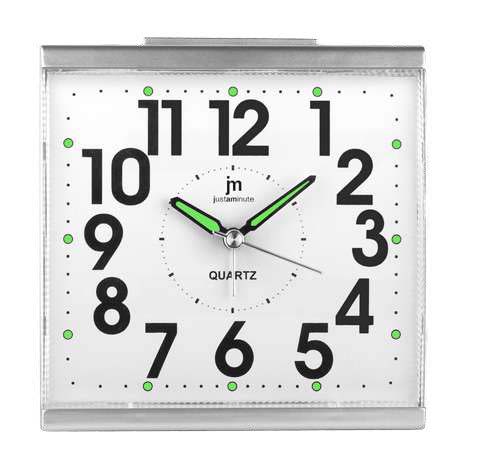 [JA7090S] SVEGLIA QUARZO MOV. SINCRO-SILVER