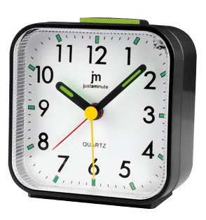 [JA7102N] SVEGLIA QUARZO MOV. SINCRO - NERO LOWELL