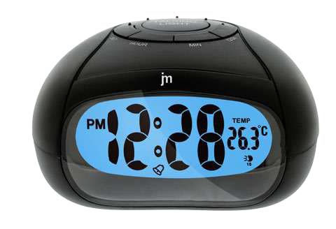 [JD9033N] SVEGLIA DIGITALE MULTIFUNZIONE NERA LOWELL