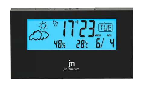 [JD9523N] SVEGLIA DIGITALE C/SNOOZE TEMPERATURA CALENDARIO LOWELL