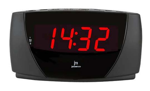 [JE5111N] SVEGLIA DIGITALE LED NERA LOWELL