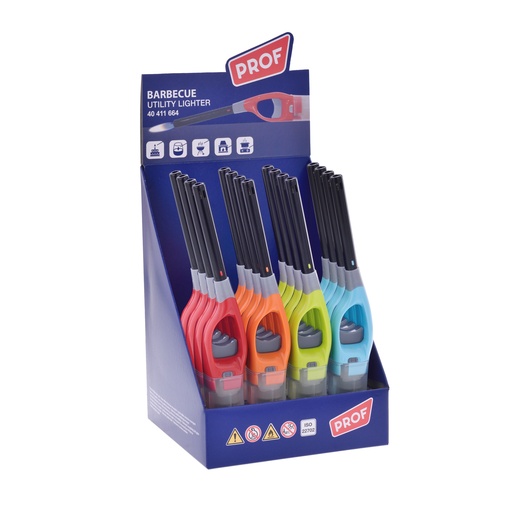 [P40411608] ACCENDIGAS ELETTRONICO RICARICABILE MAXIM SANDFISH FASHION COLOR ESPO 16PZ.