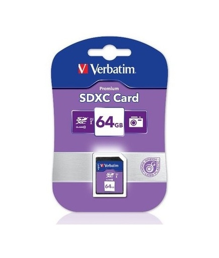 [VSD6410] SECURE DIGITAL SDXC  64 GB  CLASS 10   466X  VERBATIM