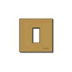 [VIW08605BR] PLACCA VIMAR ALLUMINIO A SCATTO BRONZO SERIE 8000 1 POSTO