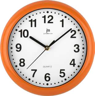 [00710O] OROL. PARETE ABS MOVIMENTO CONTINUO ARANCIONE LOWELL