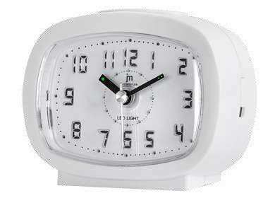 [JA7105B] SVEGLIA QUARZO MOV. SINCRO -BIANCO