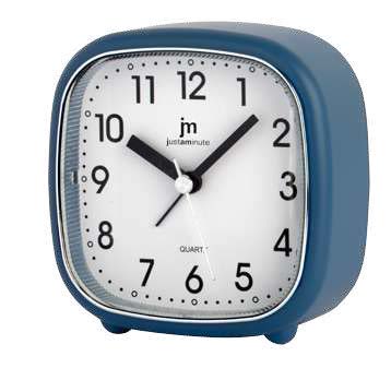 [JA7108QA] SVEGLIA Q.ZO MOV. CONTINUO QUADRATA -BLU