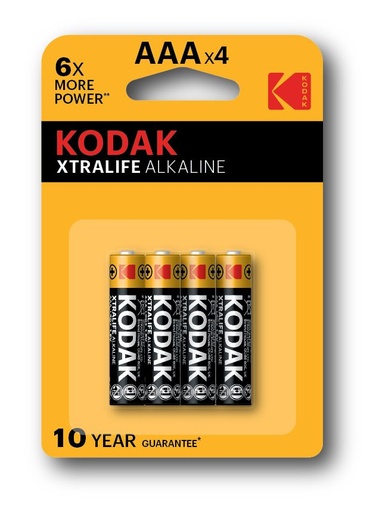 [K2400] K3A4 MINISTILO EXTRALIFE ALKALINE KB6020 BL.4 KODAK