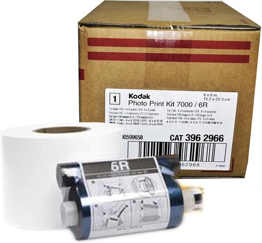 [KK2966] 0018579 APEX 7000 THERMAL MEDIA  PRINT KIT 6R 10X15 15X20 1140 BOBINA KODAK
